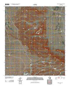 2010 Map of Babb Canyon, 2010 Print