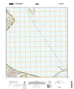 2019 Map of Bacliff, 2019 Print