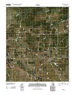 2010 Map of Bagwell, 2010 Print