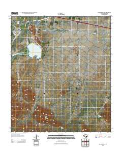 2012 Map of Balmorhea, 2012 Print
