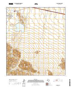 2019 Map of Balmorhea, 2019 Print