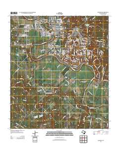 2013 Map of Bastrop, 2013 Print