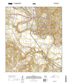 2019 Map of Bastrop, 2019 Print