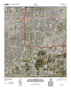 2010 Map of Bellaire, 2010 Print