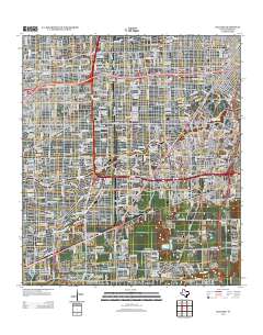2013 Map of Bellaire, 2013 Print