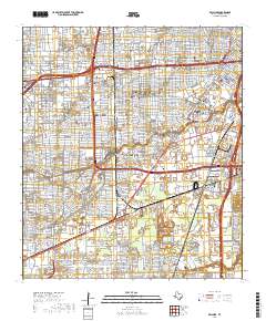 2019 Map of Bellaire, 2019 Print