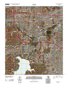 2010 Map of Benbrook, 2010 Print