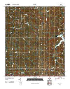 2010 Map of Bernie Lake, 2010 Print