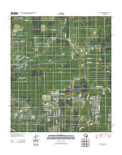 2013 Map of Bevil Oaks, 2013 Print