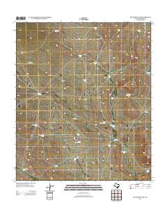 2013 Map of Big Heiser Tank, 2013 Print