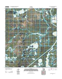 2013 Map of Big Hill Bayou, 2013 Print