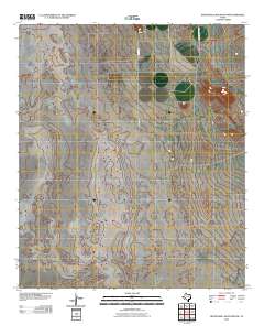 2010 Map of Bitter Well Mountain NW, 2010 Print