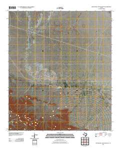 2010 Map of Bitter Well Mountain SW, 2010 Print