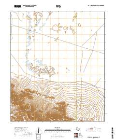 2019 Map of Bitter Well Mountain SW, 2019 Print