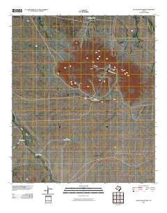 2010 Map of Black Mountains, 2010 Print