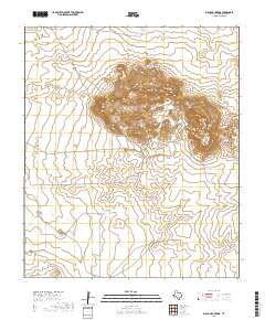 2019 Map of Black Mountains, 2019 Print