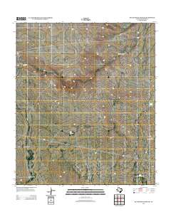 2012 Map of Black Mountains NW, 2012 Print