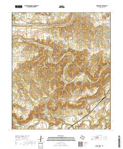 2019 Map of Brazos West, 2019 Print