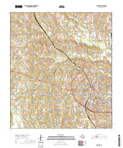 2019 Map of Brenham, 2019 Print