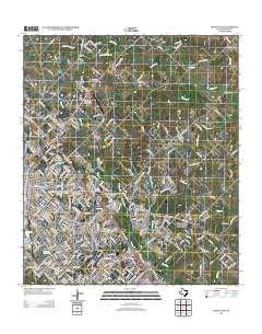 2013 Map of Bryan East, 2013 Print