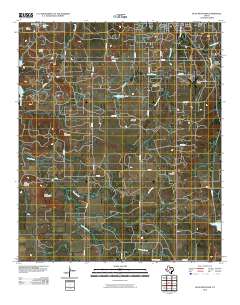 2010 Map of Buck Mountain, 2010 Print