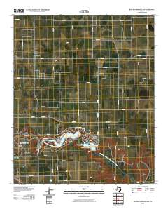 2010 Map of Buffalo Springs Lake, 2010 Print