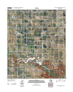 2012 Map of Buffalo Springs Lake, 2012 Print