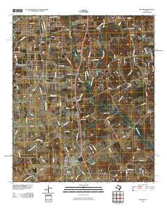 2010 Map of Bullard, 2010 Print
