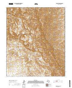 2019 Map of Burro Canyon, 2019 Print