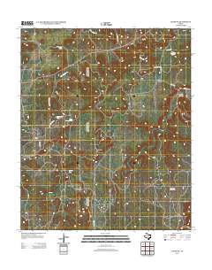 2012 Map of Caddo NE, 2012 Print