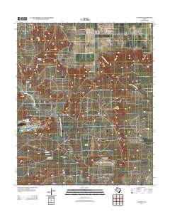 2012 Map of Cap Rock, 2012 Print