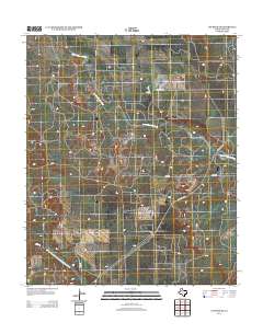 2012 Map of Cap Rock SE, 2012 Print