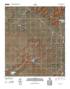 2010 Map of Cavett Lake, 2010 Print
