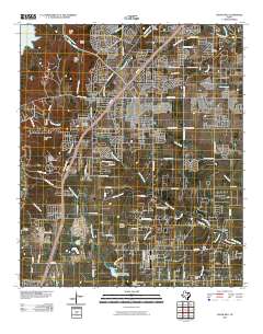 2010 Map of Cedar Hill, 2010 Print