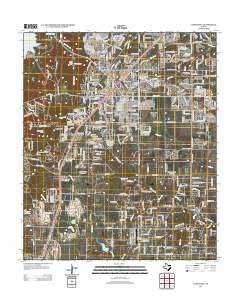 2012 Map of Cedar Hill, 2012 Print