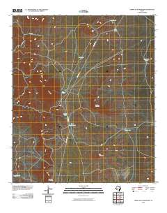 2010 Map of Cerro Alto Mountain, 2010 Print