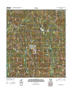 2013 Map of Chambliss Hill, 2013 Print