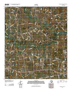 2010 Map of Chappell Hill, 2010 Print