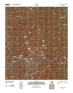 2010 Map of Chico Draw West, 2010 Print