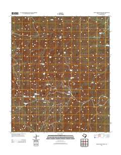 2012 Map of Chico Draw West, 2012 Print