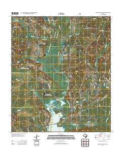 2013 Map of Chireno South, 2013 Print