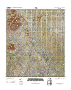 2012 Map of Chispa Mountain NE, 2012 Print