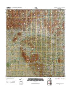 2012 Map of Chispa Mountain NW, 2012 Print