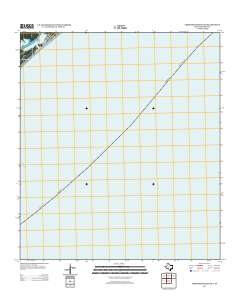 2013 Map of Christmas Point OE S, 2013 Print