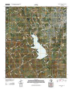 2010 Map of Cleburne West, 2010 Print