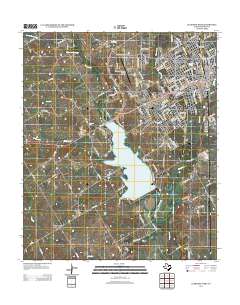 2012 Map of Cleburne West, 2012 Print