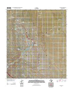 2012 Map of Clint SE, 2012 Print