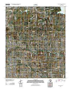2010 Map of Colleyville, 2010 Print