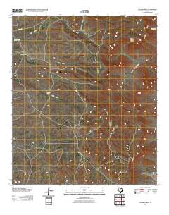 2011 Map of Collier Mesa, 2011 Print