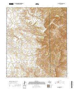 2019 Map of Collier Mesa, 2019 Print